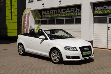 AUDI A3 CABRIO 1.6 Ambition S-Line Ibis White +Igényes állapot +Keveset futott +3X-s GARANCIA !!