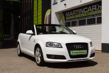 AUDI A3 CABRIO 1.6 Ambition S-Line Ibis White +Igényes állapot +Keveset futott +3X-s GARANCIA !!