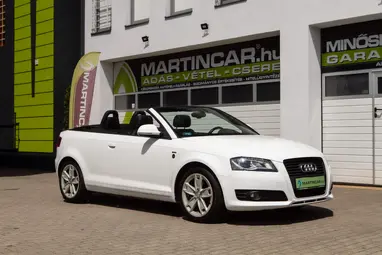 AUDI A3 CABRIO 1.6 Ambition S-Line Ibis White +Igényes állapot +Keveset futott +3X-s GARANCIA !!