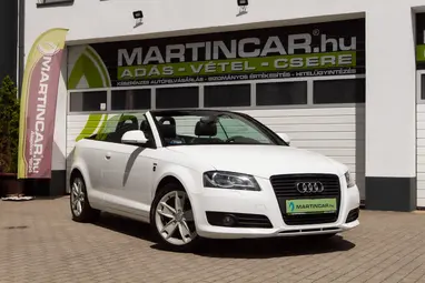 AUDI A3 CABRIO 1.6 Ambition S-Line Ibis White +Igényes állapot +Keveset futott +3X-s GARANCIA !!