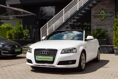 AUDI A3 CABRIO 1.6 Ambition S-Line Ibis White +Igényes állapot +Keveset futott +3X-s GARANCIA !!