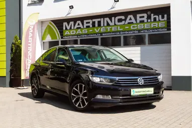 VOLKSWAGEN PASSAT VIII 2.0 TDI BMT SCR Comfortline DSG Deep Black Pearl +Eredeti Magyar Autó +Vezérlés csere +3X-s GARANCIA !!