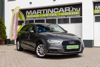 AUDI A3 Sportback 1.6 TDI Design Sport-Line Monsoon Gray 30.TDI +Első Tulajdonos +3X-s GARANCIA !!