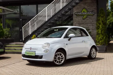 FIAT 500 1.2 8V Lounge Casablanca Blue +Első Tulajdonos+ Vez. Szervízkönyv+3X-s GARANCIA !!