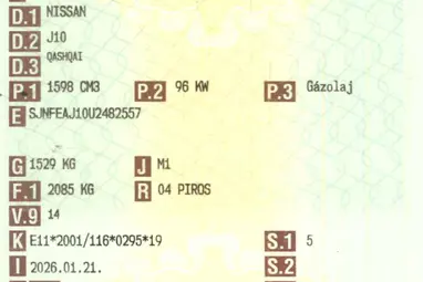 NISSAN QASHQAI 1.6 dCi Acenta Prémium +Magnetic Red +Első Tulajdonostól +Panoráma +3X-s GARANCIA !!