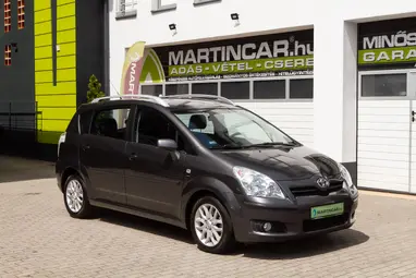 TOYOTA COROLLA VERSO 2.2 D-4D Linea Sol CSAK 144E. km !! Magnetic Gray +Igényes állapot +Keveset futott +3X-s GARANCIA !!