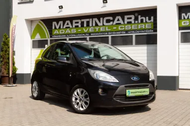 FORD KA 1.2 Titanium Midnight Black +1 Tulajdonos +Friss Műszaki +3X-s GARANCIA !!