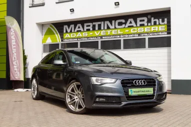 AUDI A5 Sportback 3.0 V6 TDI quattro S-tronic [5 személy] Daytona Gray +Végig Vezetett Szervizkönyv +Bang&Olufsen +3X-s GARANCIA !!