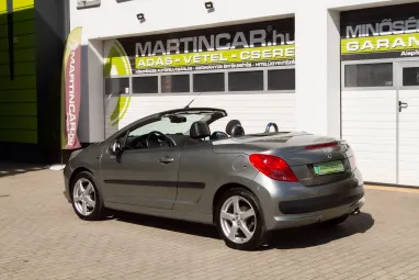 PEUGEOT 207 CC 1.6 VTi Feline Grey Hermitage Metallic +Keveset futott +3X-s GARANCIA !!