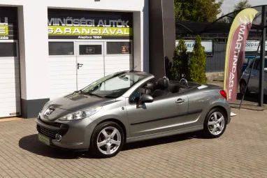 PEUGEOT 207 CC 1.6 VTi Feline Grey Hermitage Metallic +Keveset futott +3X-s GARANCIA !!