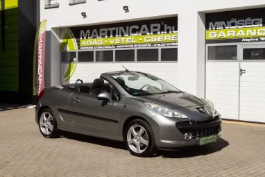 PEUGEOT 207 CC 1.6 VTi Feline Grey Hermitage Metallic +Keveset futott +3X-s GARANCIA !!