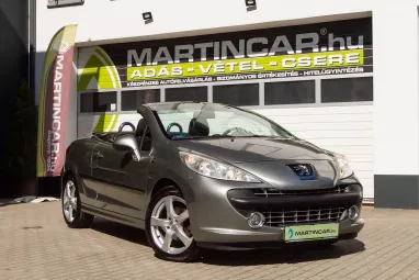 PEUGEOT 207 CC 1.6 VTi Feline Grey Hermitage Metallic +Keveset futott +3X-s GARANCIA !!