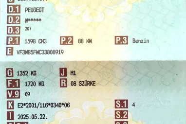 PEUGEOT 207 CC 1.6 VTi Feline Grey Hermitage Metallic +Keveset futott +3X-s GARANCIA !!