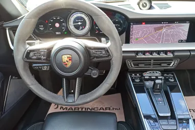 PORSCHE 911 Cabrio Turbo S PDK Gentian Blue Metallic AKRAPOVIC ++ Azonnal elvihető ++