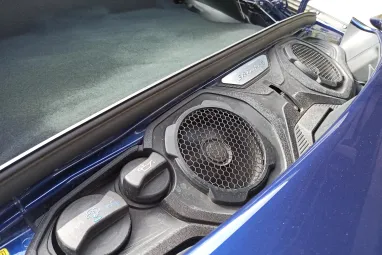 PORSCHE 911 Cabrio Turbo S PDK Gentian Blue Metallic AKRAPOVIC ++ Azonnal elvihető ++