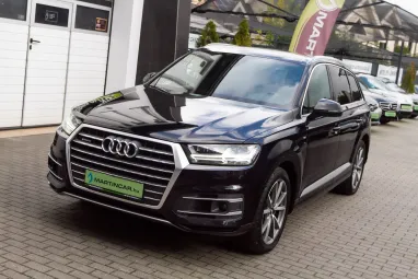 AUDI Q7 50 TDI quattro Tiptronic ic S-Line Orca Black Metallic +1.Tulajdonos +Eredeti Magyar Autó+Végig Vez. Szervizkönyv +3X-s GARANCIA !!