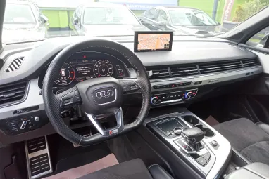 AUDI Q7 50 TDI quattro Tiptronic ic S-Line Orca Black Metallic +1.Tulajdonos +Eredeti Magyar Autó+Végig Vez. Szervizkönyv +3X-s GARANCIA !!