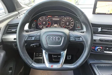 AUDI Q7 50 TDI quattro Tiptronic ic S-Line Orca Black Metallic +1.Tulajdonos +Eredeti Magyar Autó+Végig Vez. Szervizkönyv +3X-s GARANCIA !!