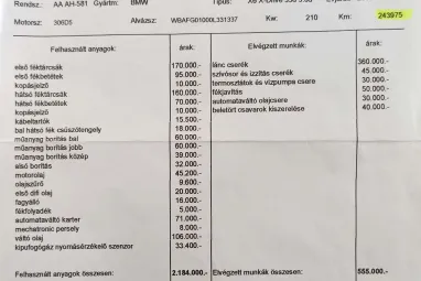 BMW X6 xDrive35d (Automata) Alpinweiss +Vezérlés csere +Szervizelt állapot +3X-s GARANCIA !!