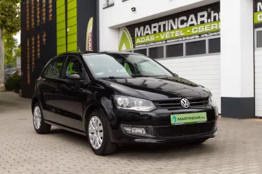 VOLKSWAGEN POLO V 1.4 85 Comfortline Deep Black Pearl Metallic +1.Tulajdonos +Friss Műszaki +3X-s GARANCIA !!