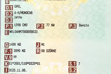 OPEL ZAFIRA B 1.6 Enjoy Lichtsilber Metallic +Első Tulajdonostól +Friss Műszaki +3X-s GARANCIA !!