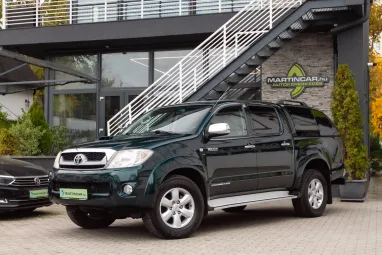 TOYOTA HI LUX Hilux 3.0 D-4D 4x4 Double SR+ (Automata) Dark Green +1. Tulaj +Ritka állapot!! +Friss Műszaki +3X-s GARANCIA !!