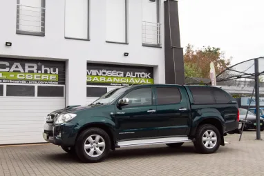 TOYOTA HI LUX Hilux 3.0 D-4D 4x4 Double SR+ (Automata) Dark Green +1. Tulaj +Ritka állapot!! +Friss Műszaki +3X-s GARANCIA !!