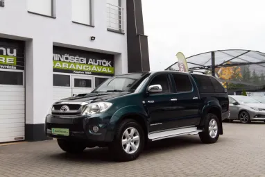 TOYOTA HI LUX Hilux 3.0 D-4D 4x4 Double SR+ (Automata) Dark Green +1. Tulaj +Ritka állapot!! +Friss Műszaki +3X-s GARANCIA !!