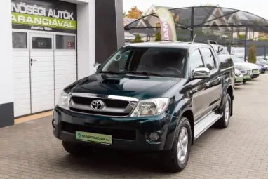 TOYOTA HI LUX Hilux 3.0 D-4D 4x4 Double SR+ (Automata) Dark Green +1. Tulaj +Ritka állapot!! +Friss Műszaki +3X-s GARANCIA !!