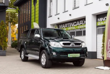 TOYOTA HI LUX Hilux 3.0 D-4D 4x4 Double SR+ (Automata) Dark Green +1. Tulaj +Ritka állapot!! +Friss Műszaki +3X-s GARANCIA !!
