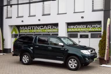 TOYOTA HI LUX Hilux 3.0 D-4D 4x4 Double SR+ (Automata) Dark Green +1. Tulaj +Ritka állapot!! +Friss Műszaki +3X-s GARANCIA !!