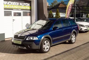 SKODA OCTAVIA Combi Scout 2.0 PD TDI DPF 4x4 Blue Storm Metallic +1.Tulajdonos +Vezérlés csere +3X-s GARANCIA !!