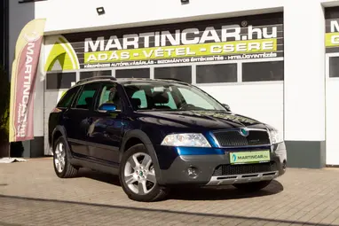 SKODA OCTAVIA Combi Scout 2.0 PD TDI DPF 4x4 Blue Storm Metallic +1.Tulajdonos +Vezérlés csere +3X-s GARANCIA !!