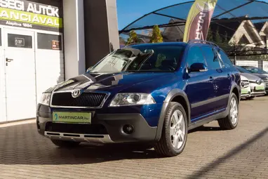 SKODA OCTAVIA Combi Scout 2.0 PD TDI DPF 4x4 Blue Storm Metallic +1.Tulajdonos +Vezérlés csere +3X-s GARANCIA !!