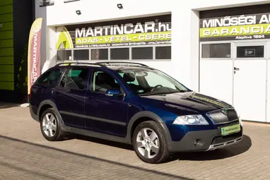 SKODA OCTAVIA Combi Scout 2.0 PD TDI DPF 4x4 Blue Storm Metallic +1.Tulajdonos +Vezérlés csere +3X-s GARANCIA !!