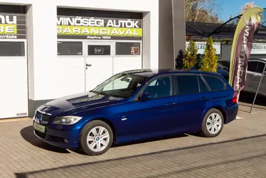 BMW 318d Touring Toledoblau Metallic +Első Tulajdonostól +Friss Műszaki +3X-s GARANCIA !!