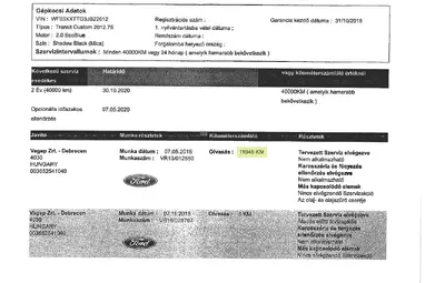 FORD TRANSIT Tourneo Custom 2.0 TDCi 320 L1H1 Titanium (Automata) (9 személyes ) Shadow Black +Eredeti Mo.+1. tulaj +Keveset futott +3X-s GARANCIA !!