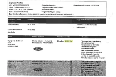 FORD TRANSIT Tourneo Custom 2.0 TDCi 320 L1H1 Titanium (Automata) (9 személyes ) Shadow Black +Eredeti Mo.+1. tulaj +Keveset futott +3X-s GARANCIA !!