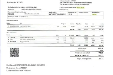 FORD TRANSIT Tourneo Custom 2.0 TDCi 320 L1H1 Titanium (Automata) (9 személyes ) Shadow Black +Eredeti Mo.+1. tulaj +Keveset futott +3X-s GARANCIA !!