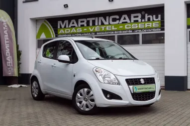 SUZUKI SPLASH 1.2 GLX+ CD AC MP3 EU5 Pearl White +1.Tulaj +Magyar Autó +Vezetett Szervizkönyv +3X-s GARANCIA !!