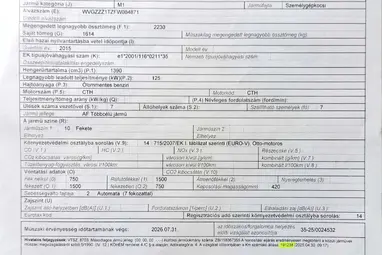 VOLKSWAGEN TOURAN 1.4 TSI Highline DSG [7 személy] Deep Black Pearl +1.Tulajdonostól +Vezetett Szervizkönyv +3X-s GARANCIA !!