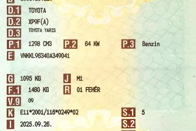 TOYOTA YARIS 1.3 Terra Ice Polar White +Első Tulajdonostól +Keveset futott +3X-s GARANCIA !!