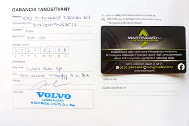 VOLVO XC40 1.5 [T4] Recharge R-Design Expression Geartronic Fusion Red Metallic +Erdeti Magyar Autó +CSAK 41.E km +3X-s GARANCIA !!