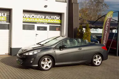 PEUGEOT 308 CC 1.6 THP Feline Excluzive Shark Grey +Off White leather +Az IGAZI 4 személyes CABRIO !!