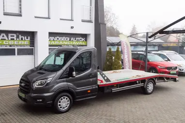 FORD TRANSIT 2.0 TDCi 350 LWB EL-E Trend RWD Magnum Grey Metallic +GARANCIÁS TGK.+1 Tulaj +Vezetett Szervíz+3X-s GARANCIA !!