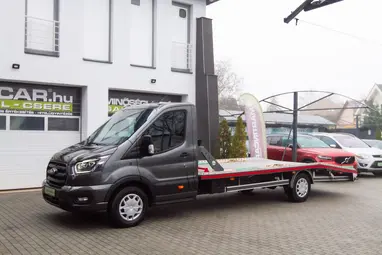 FORD TRANSIT 2.0 TDCi 350 LWB EL-E Trend RWD Magnum Grey Metallic +GARANCIÁS TGK.+1 Tulaj +Vezetett Szervíz+3X-s GARANCIA !!