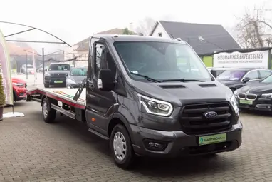 FORD TRANSIT 2.0 TDCi 350 LWB EL-E Trend RWD Magnum Grey Metallic +GARANCIÁS TGK.+1 Tulaj +Vezetett Szervíz+3X-s GARANCIA !!