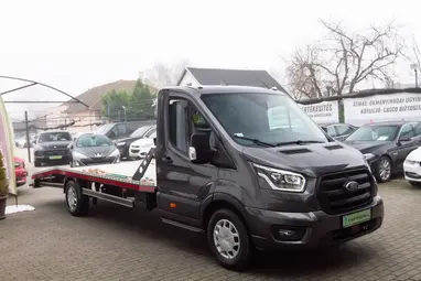 FORD TRANSIT 2.0 TDCi 350 LWB EL-E Trend RWD Magnum Grey Metallic +GARANCIÁS TGK.+1 Tulaj +Vezetett Szervíz+3X-s GARANCIA !!