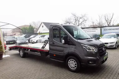 FORD TRANSIT 2.0 TDCi 350 LWB EL-E Trend RWD Magnum Grey Metallic +GARANCIÁS TGK.+1 Tulaj +Vezetett Szervíz+3X-s GARANCIA !!