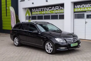 MERCEDES-BENZ C 180 T BlueEFFICIENCY Avantgarde Obsidian Black Metallic +Első Tulajdonostól +Friss Műszaki +3X-s GARANCIA !!